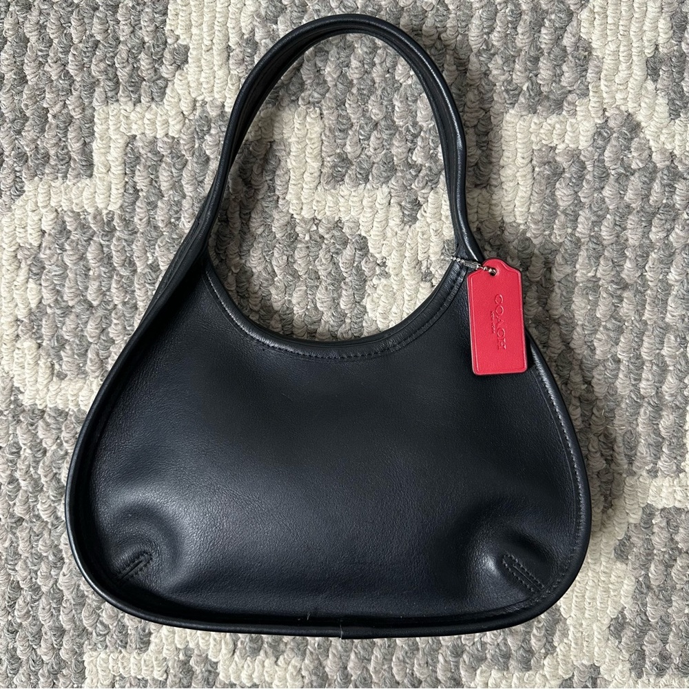 Vintage Coach Ergo Mini Black Handbag - Picture 11 of 11